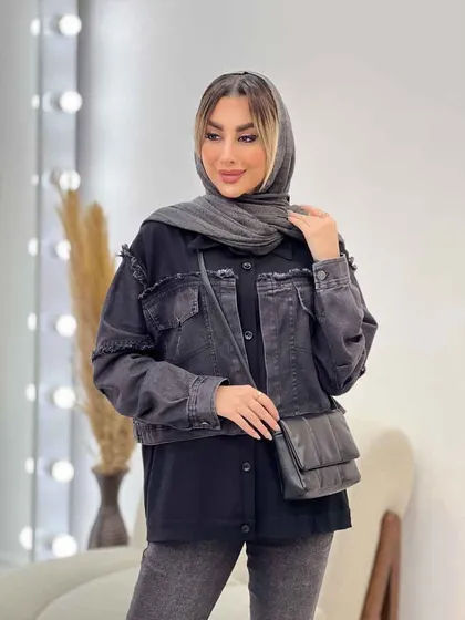 شومیز جین ترکیبی