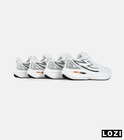 کفش کتانی مردانه و زنانه سفید مشکی GENERIC All Run مدل 7432