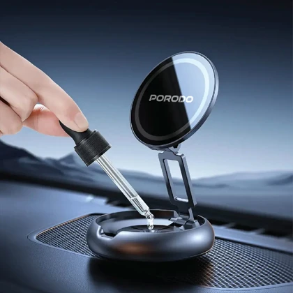 هولدر مغناطیسی موبایل و خوشبوکننده هوا پورودو Porodo مدل PDMPHADGY