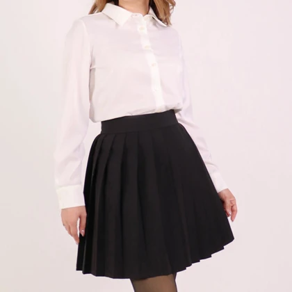 دامن پلیسه کرپ زنانه هرمس (Hermes) سین استایل