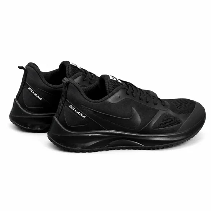کفش کتانی بزرگ پا نایکی رانینگ زیره تزریق مشکی2 Nike