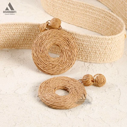 گوشواره کنفی Hemp Earrings C1