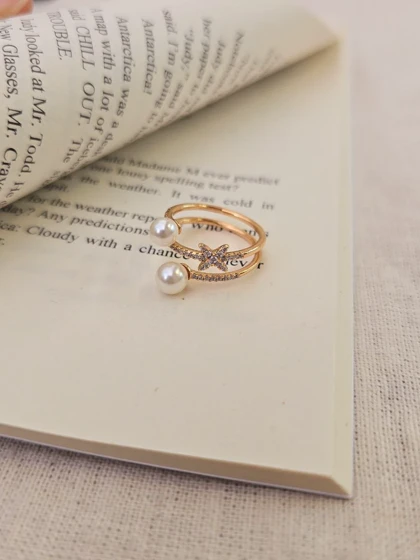 انگشتر مروارید ستاره ژوپینگ