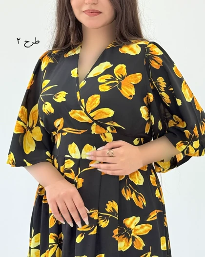 پیراهن بهار نارنج کد 1837