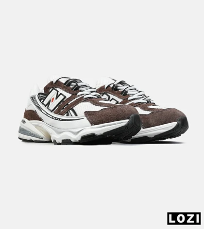 کفش کتانی مردانه و زنانه سفید قهوه ای NEW BALANCE 758 مدل 9025