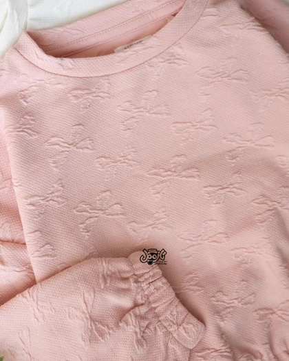 کراپ دخترانه طرح پاپیون