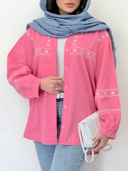 شومیز گلدوزی آدلیا