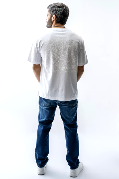 تیشرت آستین کوتاه طرحدار مردانه