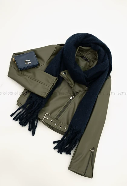 بایکر چرم آستر دار کد1004562