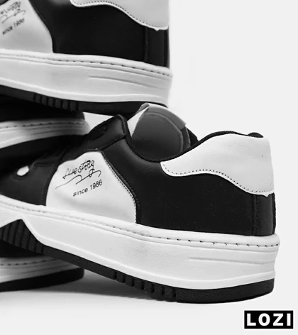 کفش اسنیکرزمردانه مشکی سفید VANS مدل 5705