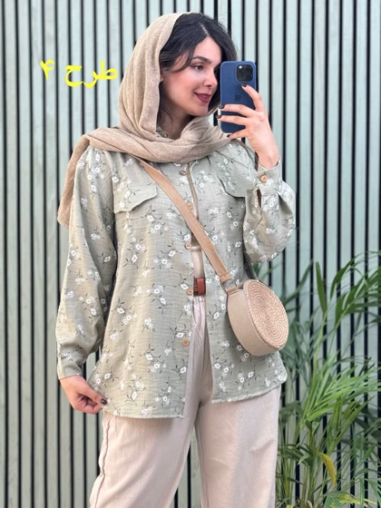 شومیز مانتویی گلشید