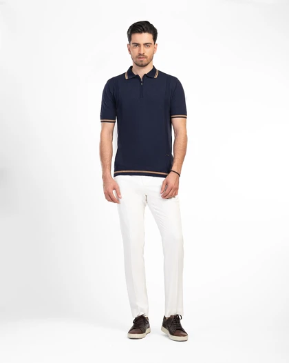 ام کی کالکشن پولو شرت mk-24510-navy-blue