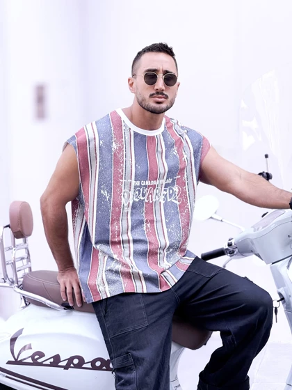 رکابی ورزشی وست Dsquared2 آبرنگی