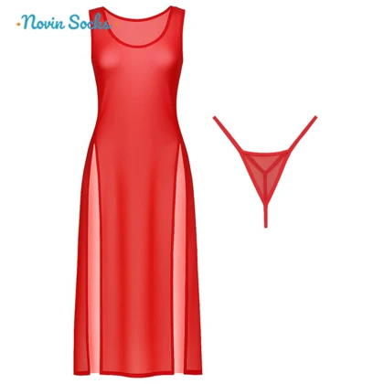 لباس خواب زنانه مدل توری کد 5529-LS53