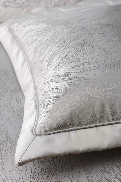 سرویس روتختی دو نفره Karaca Home مدل Lyra Silver پنبه پلی‌استر - نقره‌ای