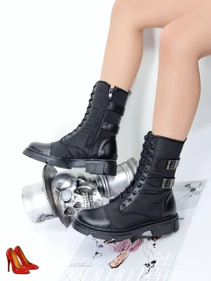 بوت دو سگک زنانه کد 1298