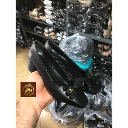 کفش مجلسی زنانه پاشنه 5 سانت پاپیون