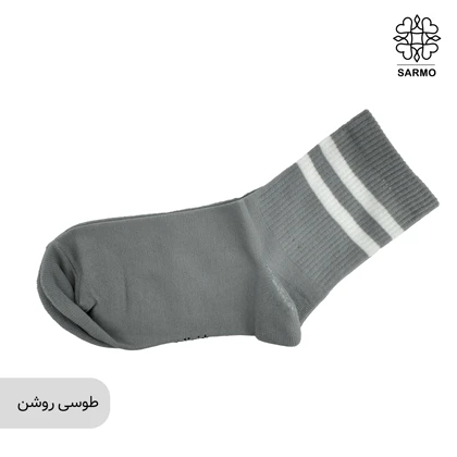 جوراب طرح دوخط ساق‌دار