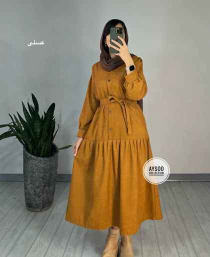 پیراهن مانتویی همتا