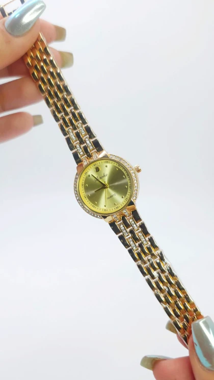 ساعت مچی زنانه باوک Baoke نگین‌دار با موتور کوارتز