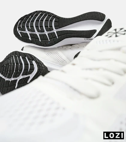 کفش کتانی بزرگ پا سفید مشکی Nike guide 10