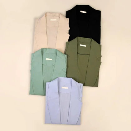 مانتو کتی آستین چاک‌دار