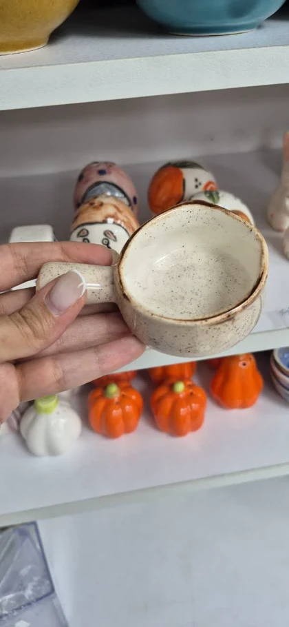 سس خوری سرامیک دسته دار روستیک