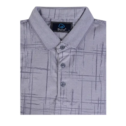 تیشرت یقه دار راه راه مردانه