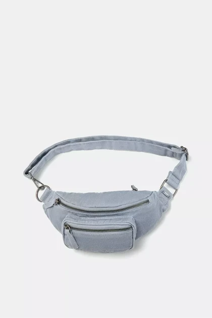 کیف کمری زنانه اورجینال پول اند بیر PULL & BEAR- خاکی و آبی