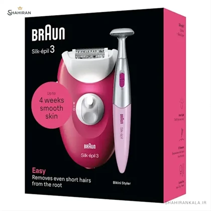 اپیلاتور و تریمر براون مدل BRAUN SE3-202