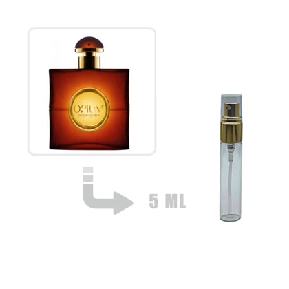 دکانت عطر ادکلن ایو سن لورن بلک اپیوم زنانه (ادوتویلت) 5 میل اصلی Yves Saint Laurent Blank opium EDT for Woman 5ml