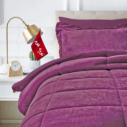 روتختی مینیمال کتان مخمل طرح مربع