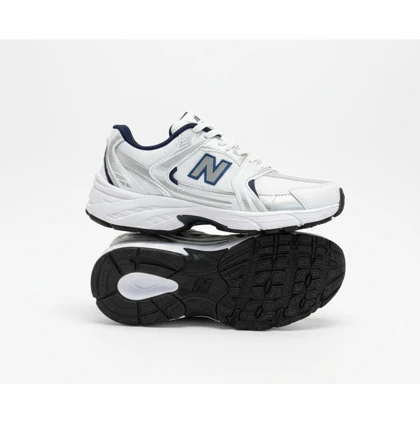 کفش کتانی اقتصادی نیوبالانس 530 نقره ای سرمه ای کد 294920