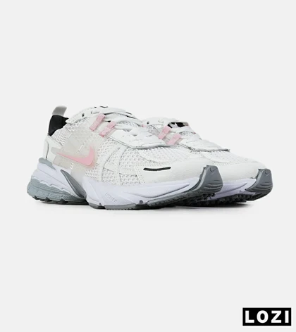 کفش کتانی زنانه سفید گلبهی Nike cushlon مدل 7602