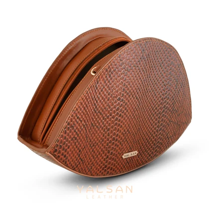 کیف دوشی زنانه چرم یلسان مدل منیل کد 153-MRV