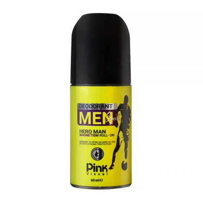 مام رول ویژه Hero Man پینک ویژوال حجم 60 میلی لیتر - رایحه آلوئه ورا
