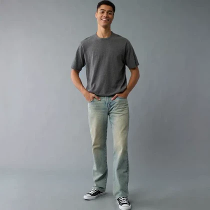 شلوار جین راسته بوت کات یونیسکس american eagle کد 361