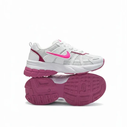 کفش کتانی نایک V2K Run سفید سرخابی کد 295097