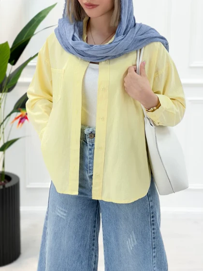 شومیز کژوال زنانه لینن پارمیس