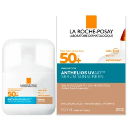 ضدآفتاب سرمی رنگی لاروش پوزای آنتلیوس UVair SPF50 مدل Medium Natural
