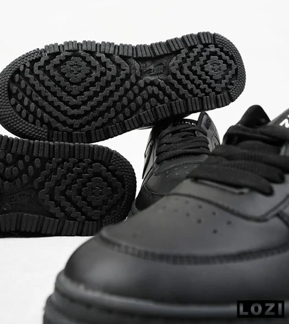 کفش کتانی بزرگ پا مشکی نایک NIKE AIR FORCE مدل 4101