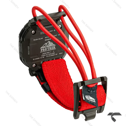ساعت کاسیو پروترک PRJ-B001 بند کشی قرمز Protrek-10167-G