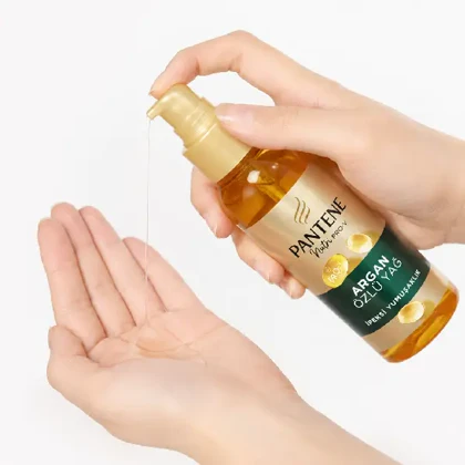 روغن آرگان پنتن تغذیه‌کننده و براق‌کننده موهای خشک و آسیب دیده Pantene