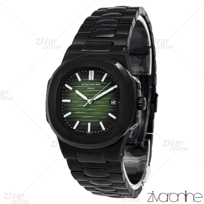 ساعت پتک فیلیپ ناتیلوس مردانه مشکی سبز 106725
