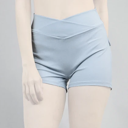 شورتک کارگو ورزشی زنانه آدیداس مدل A-3115 آبی روشن