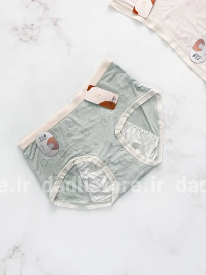 شورتکس قاعدگی ویسکوز طرح توت فرنگی