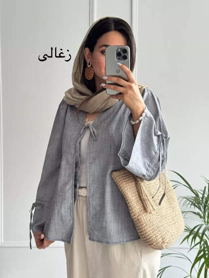 مانتو شومیزی لینن ژینا