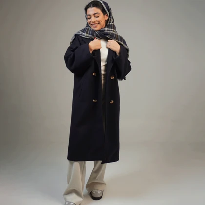 پالتو فوتر اور پشت چاک