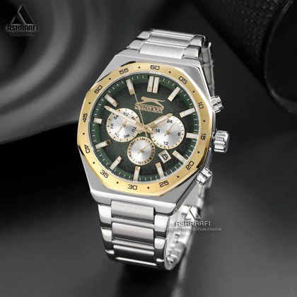 ساعت اسلازنجر صفحه سبز Slazenger SL.09.2340.2.05