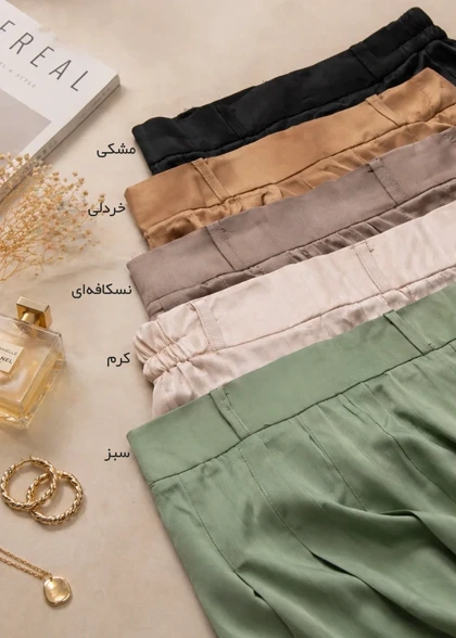 دامن ساتن زنانه مدل wcp025